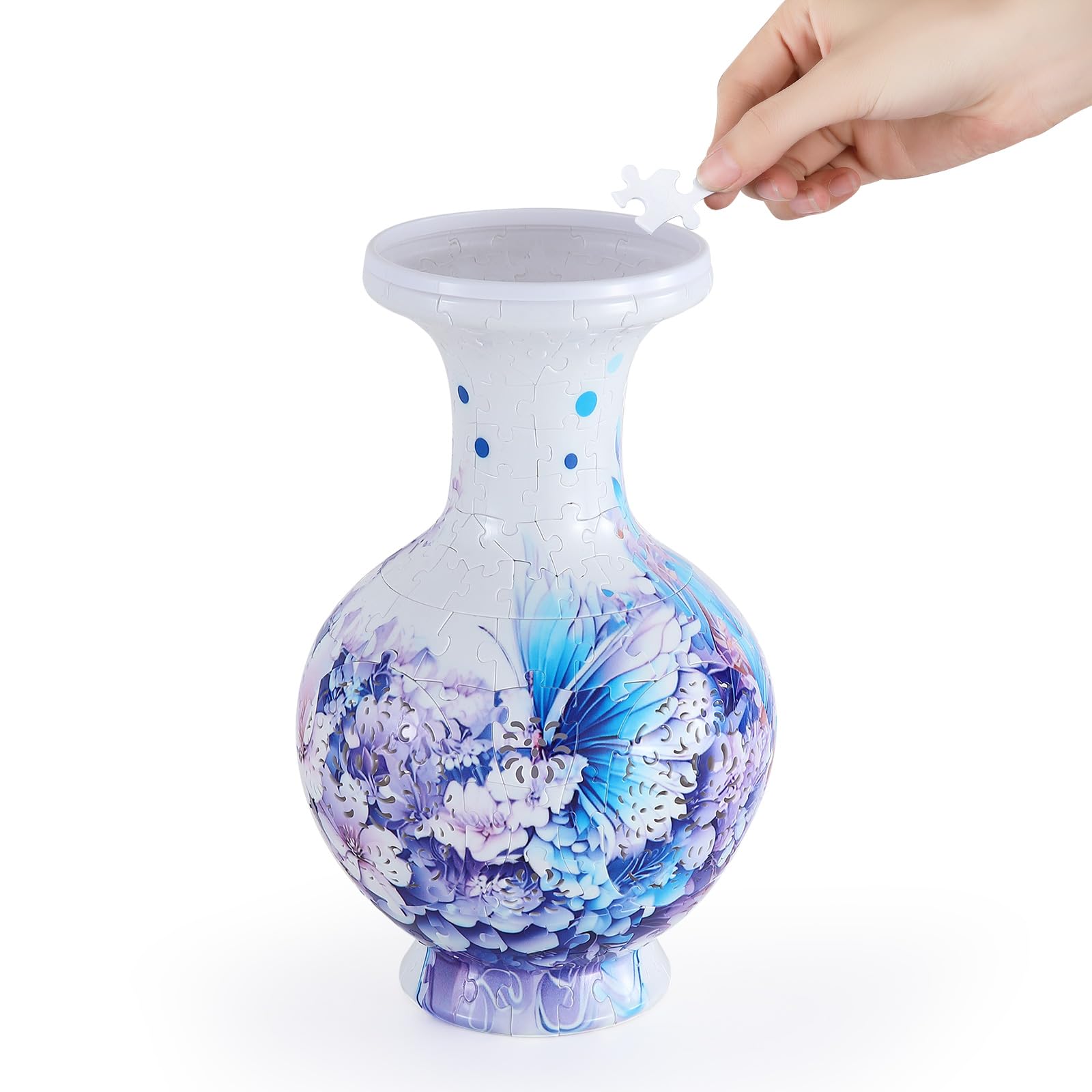 Amazon.com: wowsome Led 3D Puzzle Vase for Adults Puzzle Planter